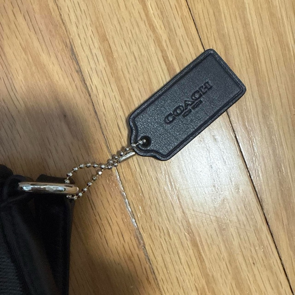 Coach Black and Charcoal Signature Crossbody Bag - Picture 2 of 4